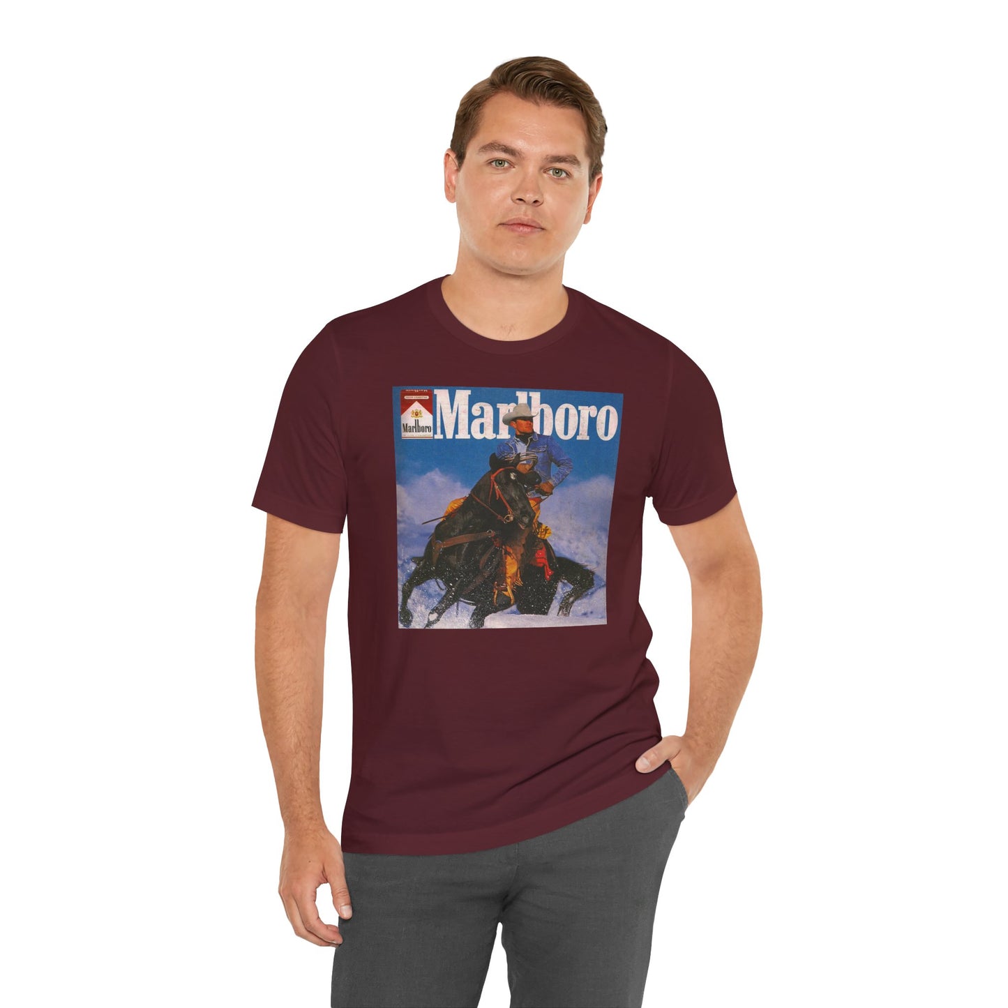 T-Shirt — Vintage Marlboro Cowboy Graphic Tee