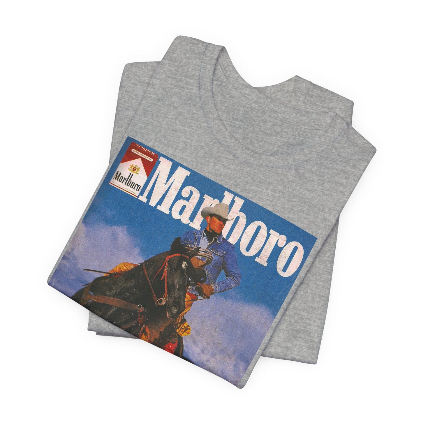 T-Shirt — Vintage Marlboro Cowboy Graphic Tee