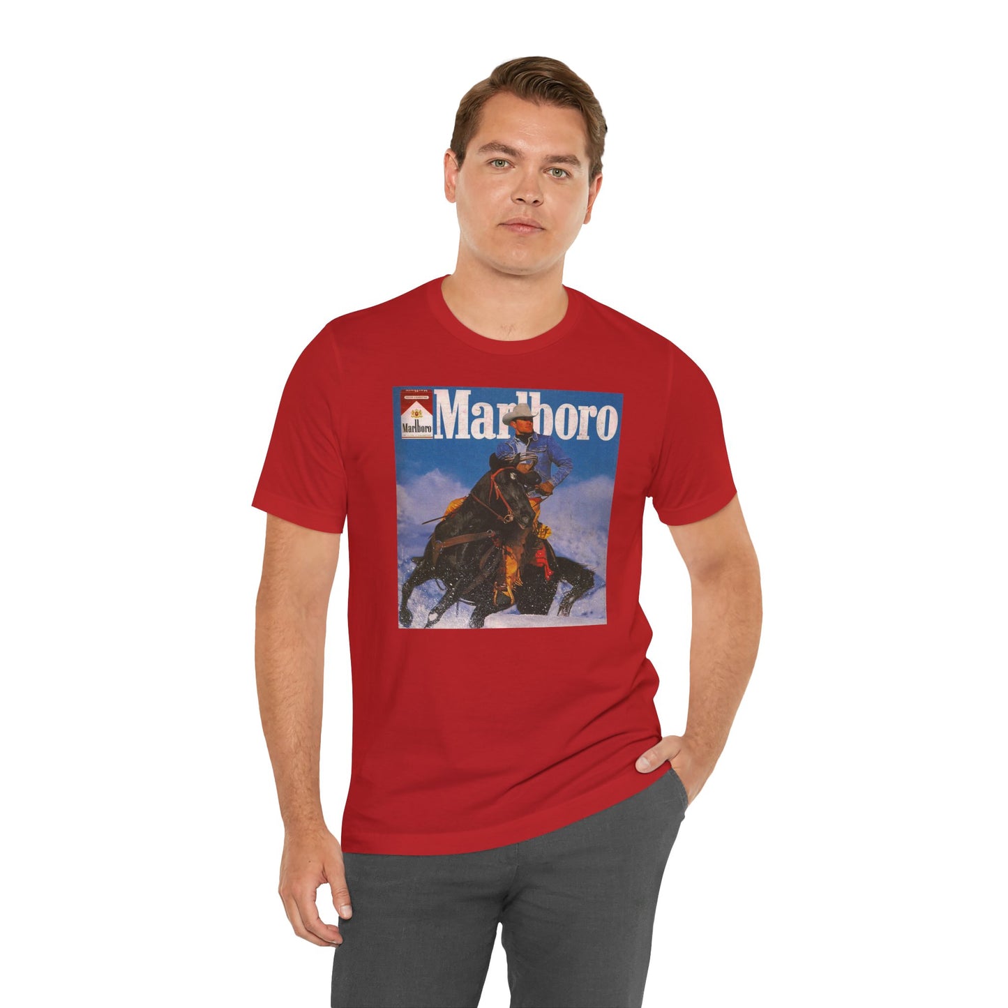 T-Shirt — Vintage Marlboro Cowboy Graphic Tee