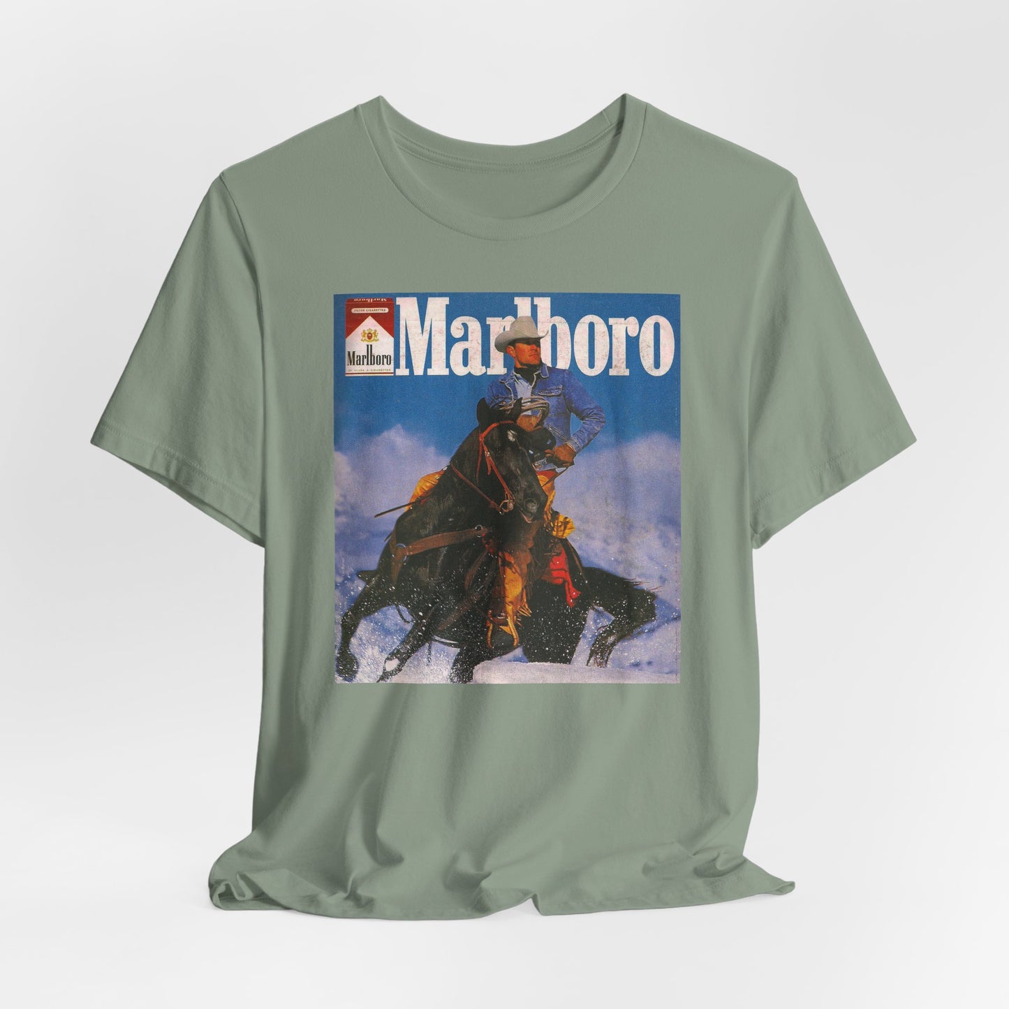 T-Shirt — Vintage Marlboro Cowboy Graphic Tee