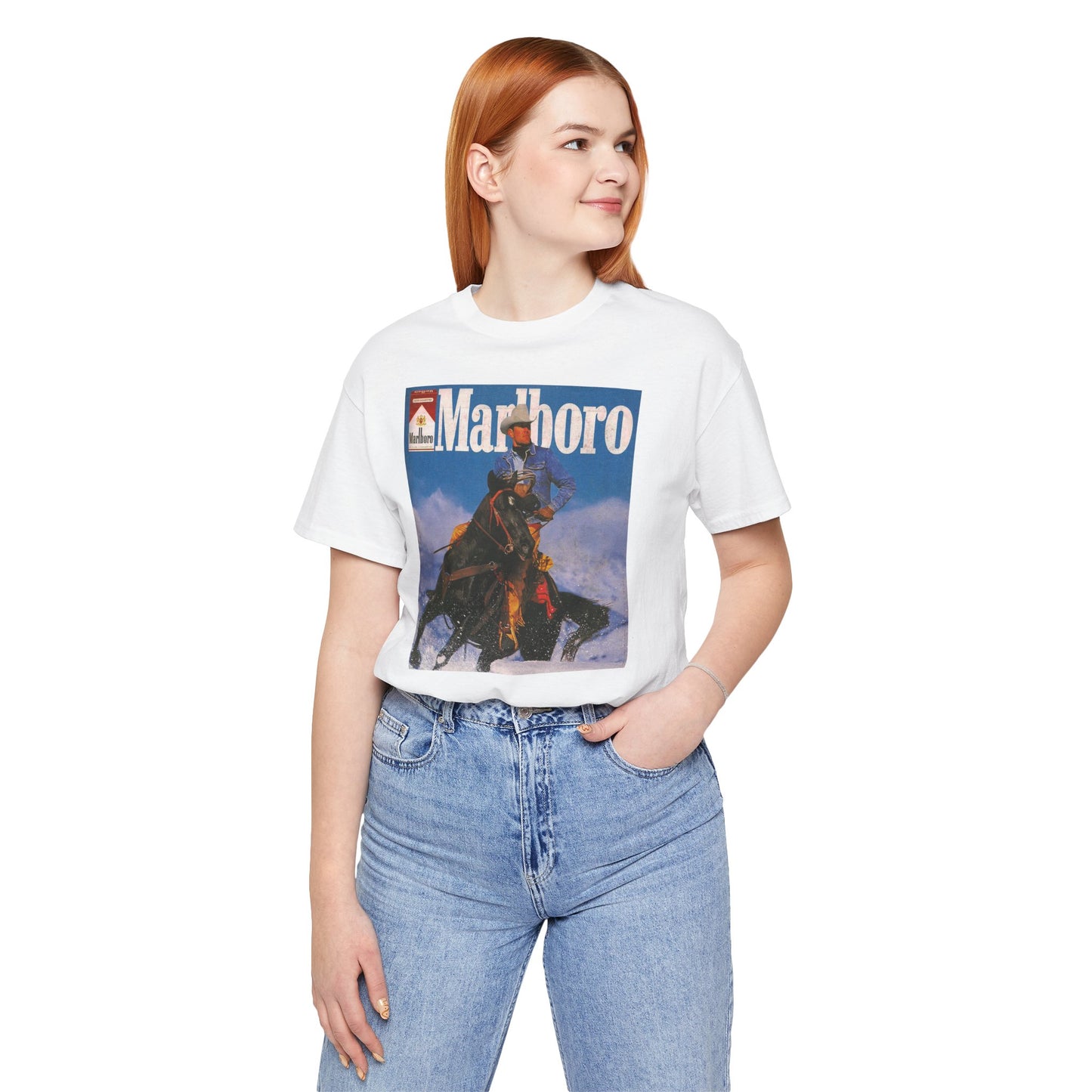 T-Shirt — Vintage Marlboro Cowboy Graphic Tee