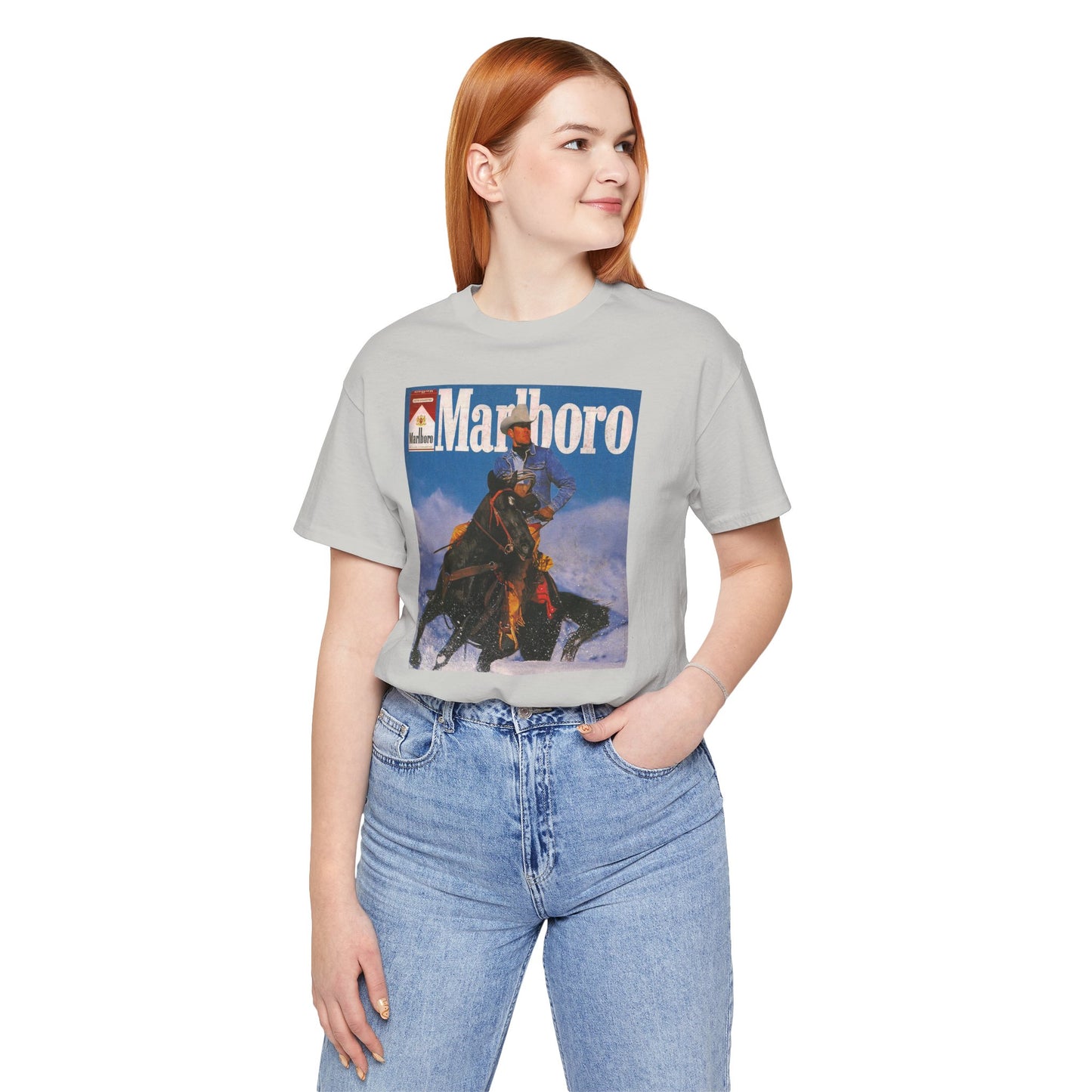 T-Shirt — Vintage Marlboro Cowboy Graphic Tee