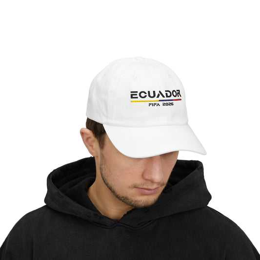 Ecuador FIFA 2026 Embroidered Dad Cap