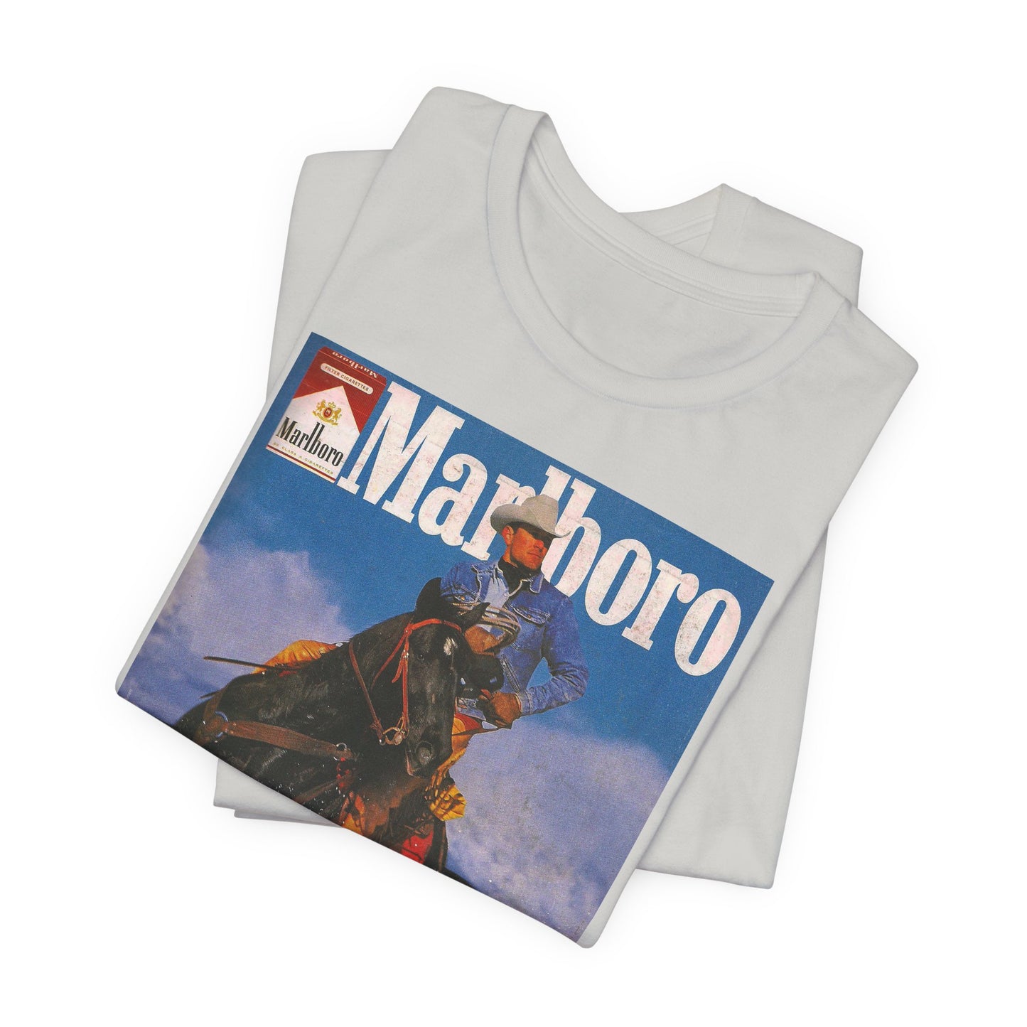 T-Shirt — Vintage Marlboro Cowboy Graphic Tee