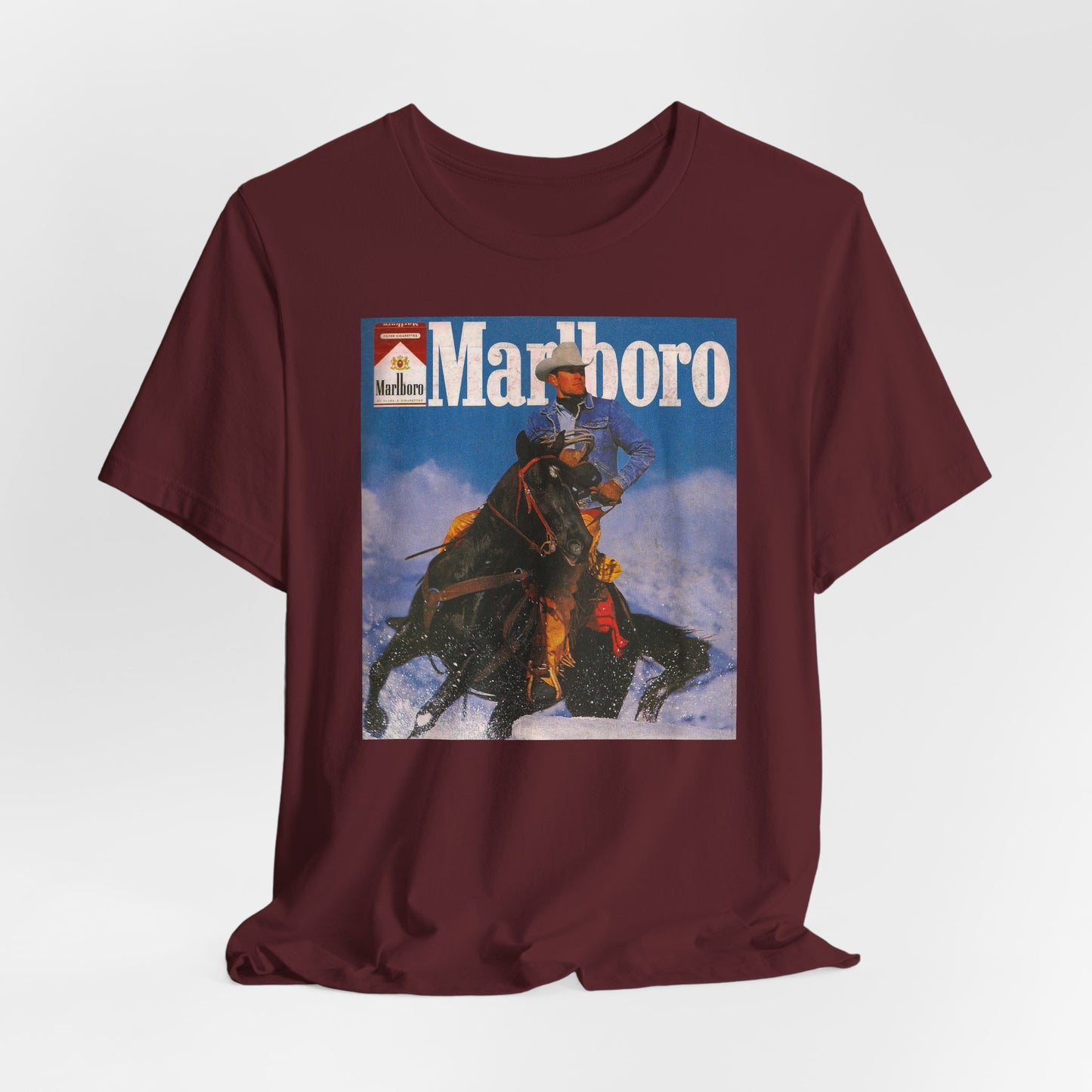 T-Shirt — Vintage Marlboro Cowboy Graphic Tee