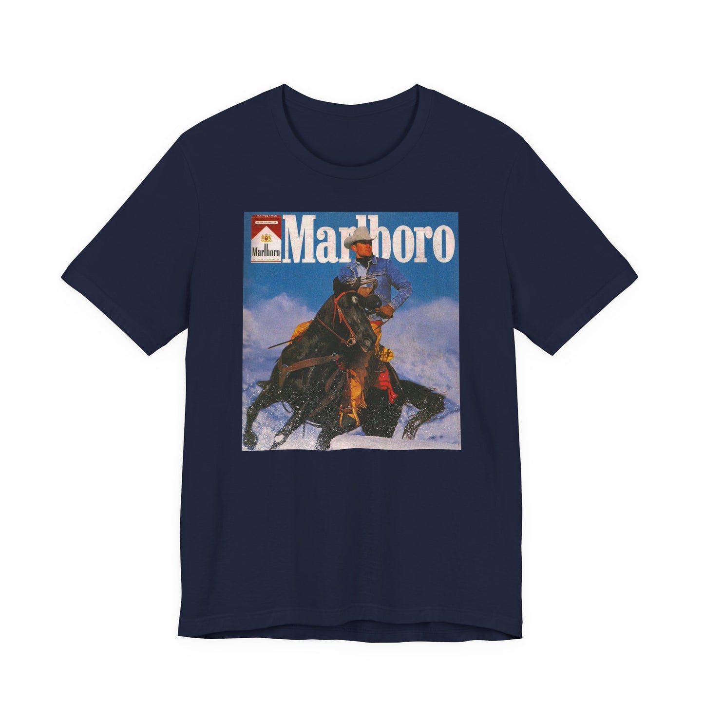 T-Shirt — Vintage Marlboro Cowboy Graphic Tee