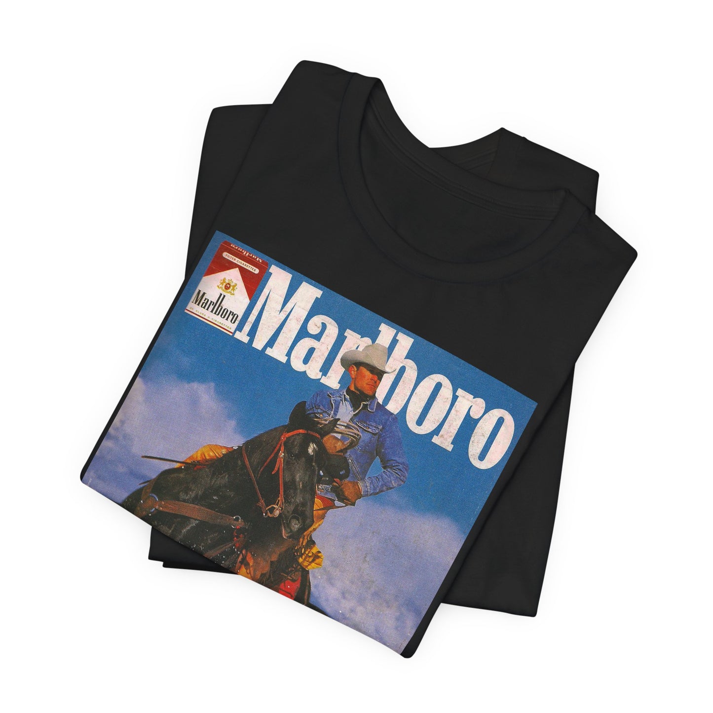 T-Shirt — Vintage Marlboro Cowboy Graphic Tee