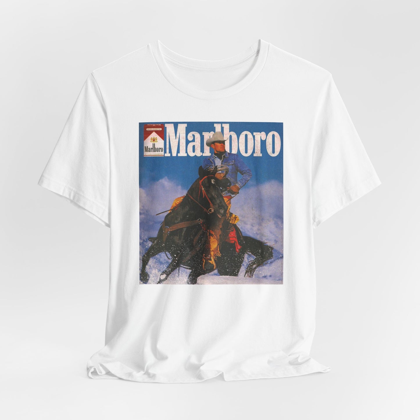 T-Shirt — Vintage Marlboro Cowboy Graphic Tee