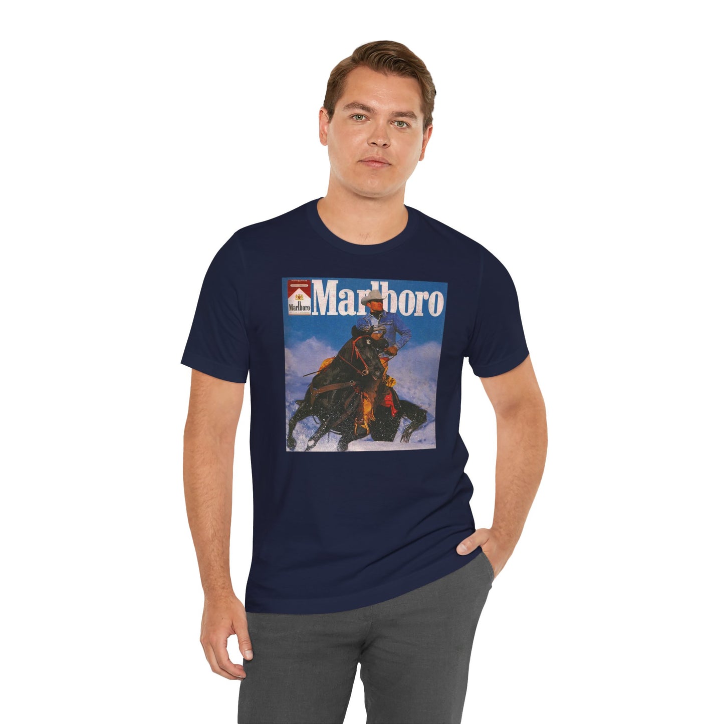 T-Shirt — Vintage Marlboro Cowboy Graphic Tee