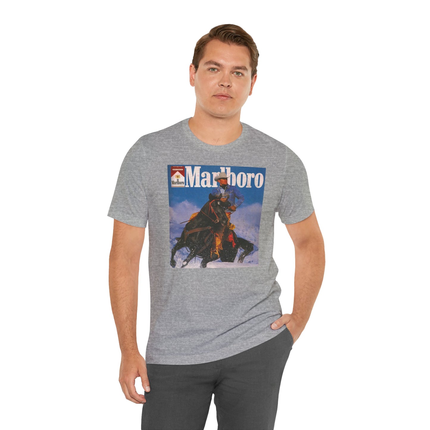 T-Shirt — Vintage Marlboro Cowboy Graphic Tee