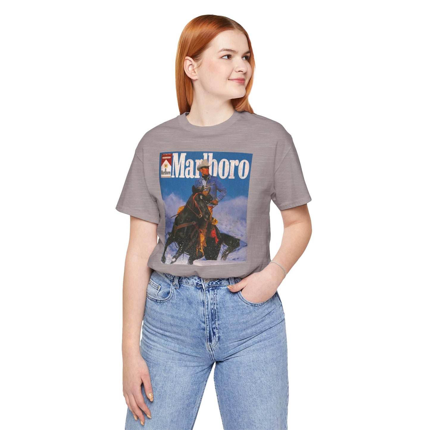 T-Shirt — Vintage Marlboro Cowboy Graphic Tee