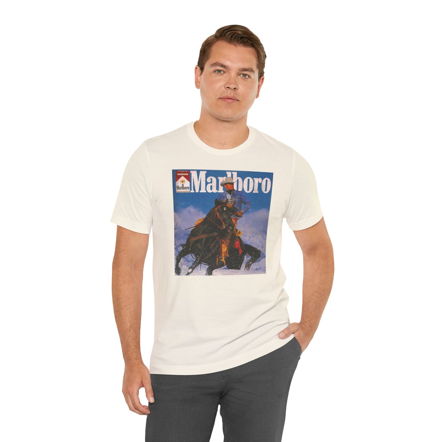 T-Shirt — Vintage Marlboro Cowboy Graphic Tee
