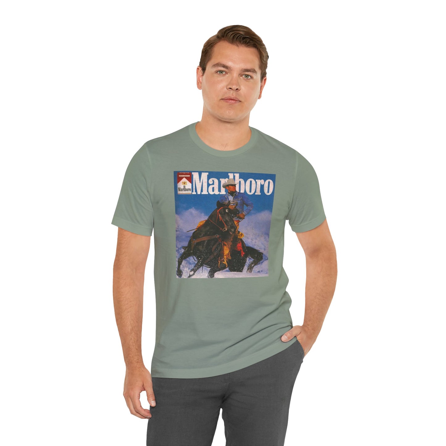 T-Shirt — Vintage Marlboro Cowboy Graphic Tee