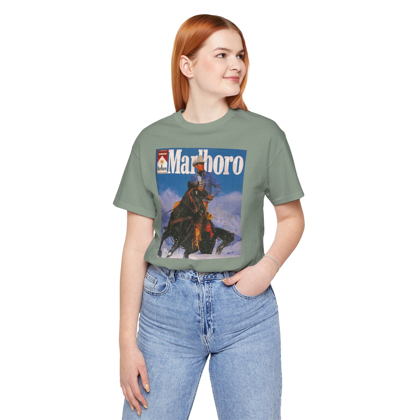 T-Shirt — Vintage Marlboro Cowboy Graphic Tee