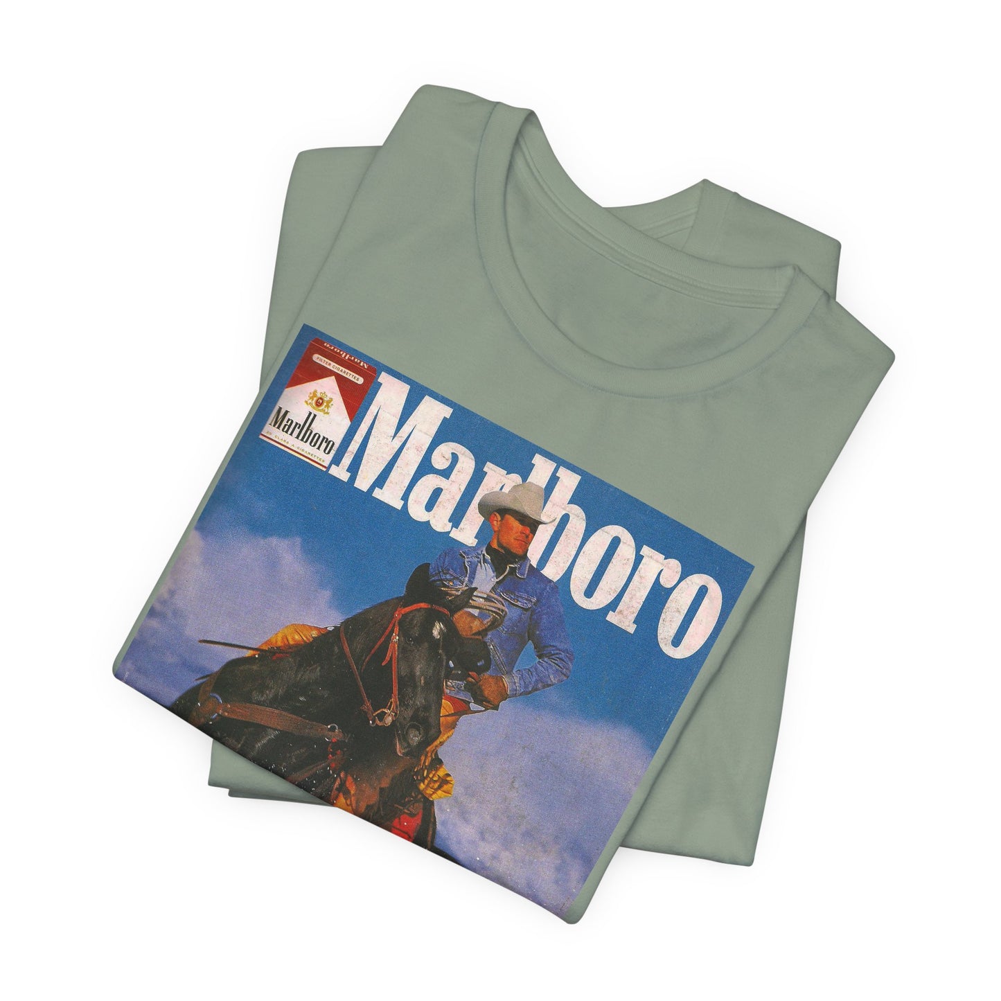 T-Shirt — Vintage Marlboro Cowboy Graphic Tee