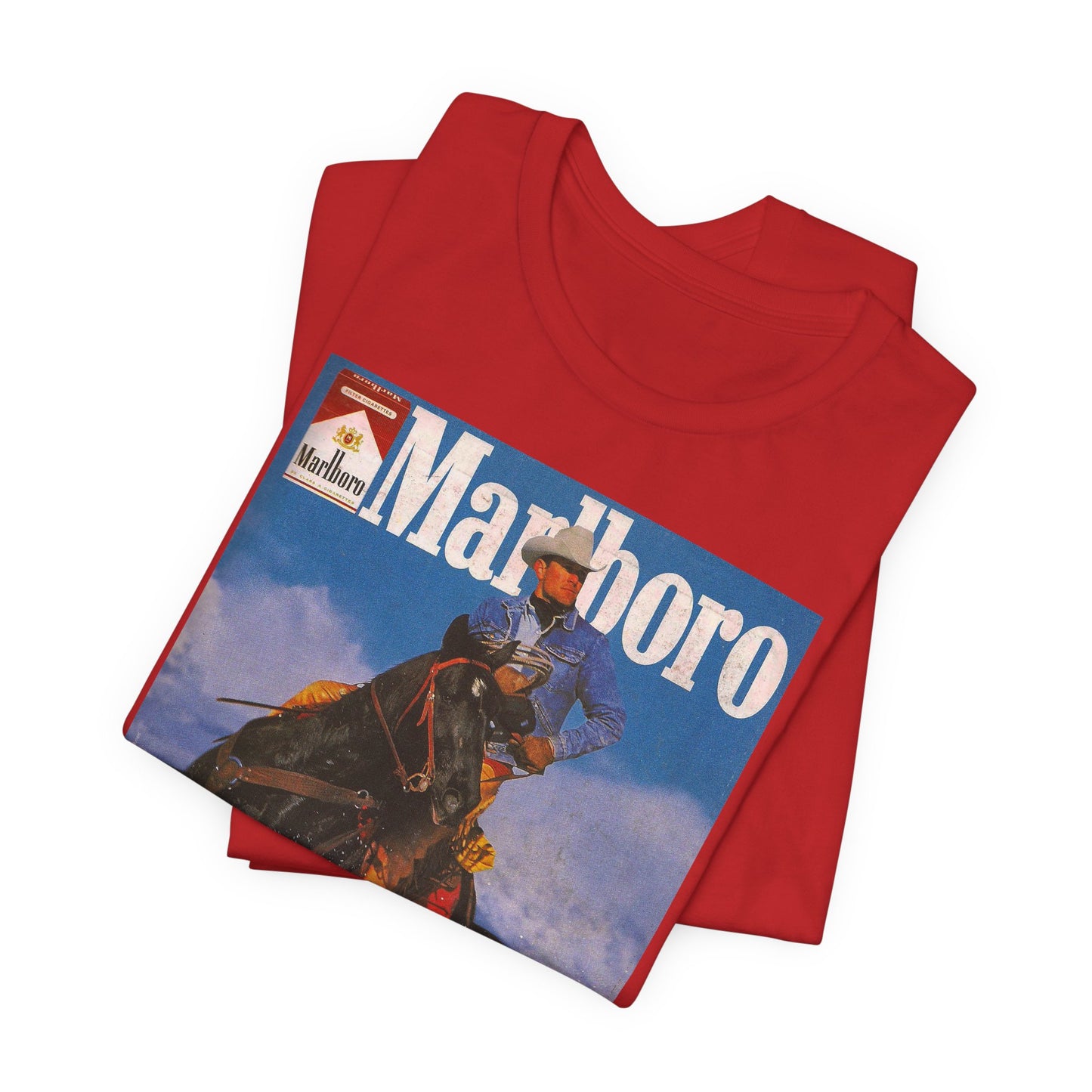 T-Shirt — Vintage Marlboro Cowboy Graphic Tee