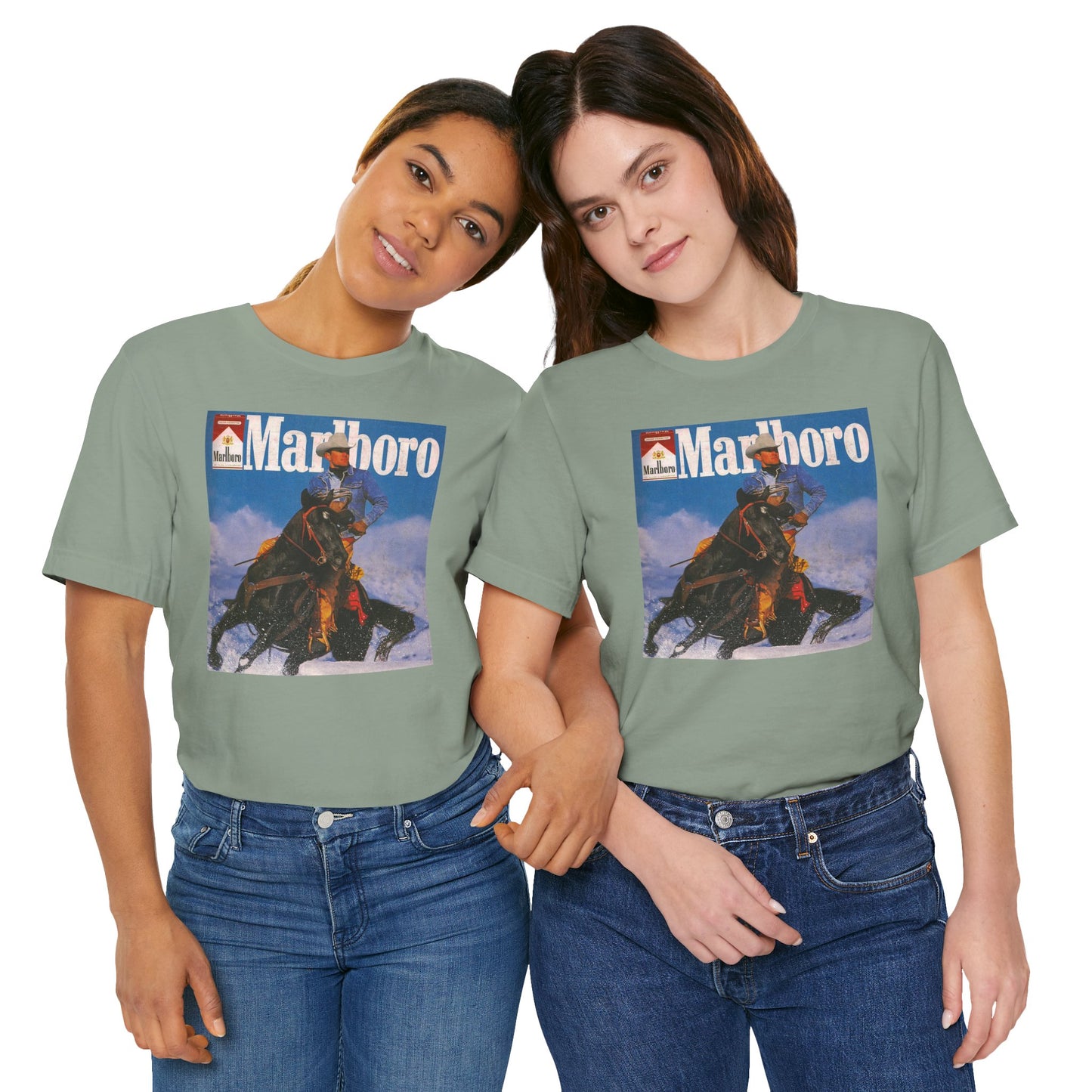 T-Shirt — Vintage Marlboro Cowboy Graphic Tee