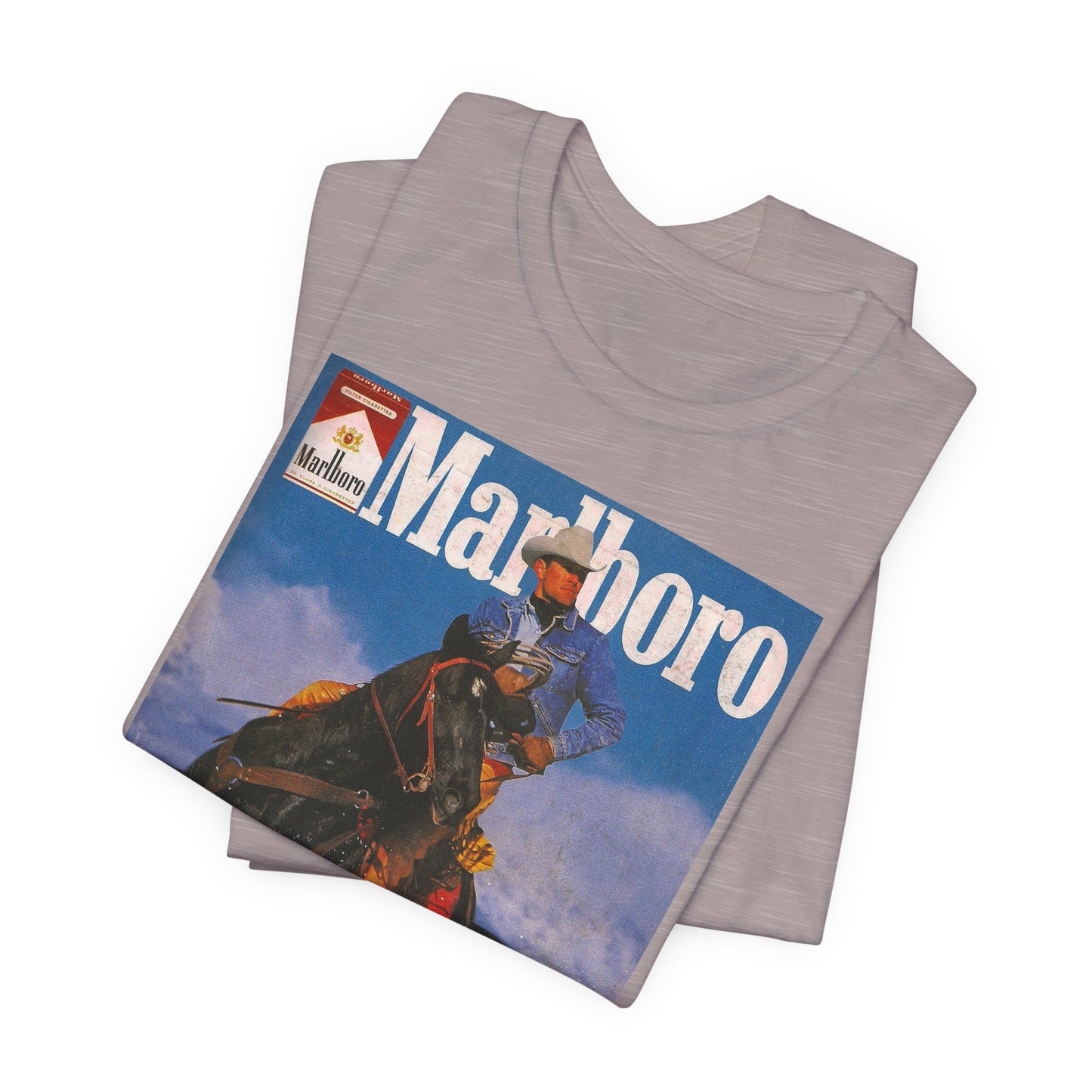 T-Shirt — Vintage Marlboro Cowboy Graphic Tee