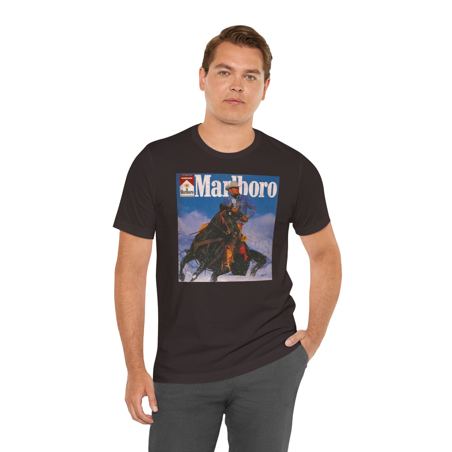 T-Shirt — Vintage Marlboro Cowboy Graphic Tee