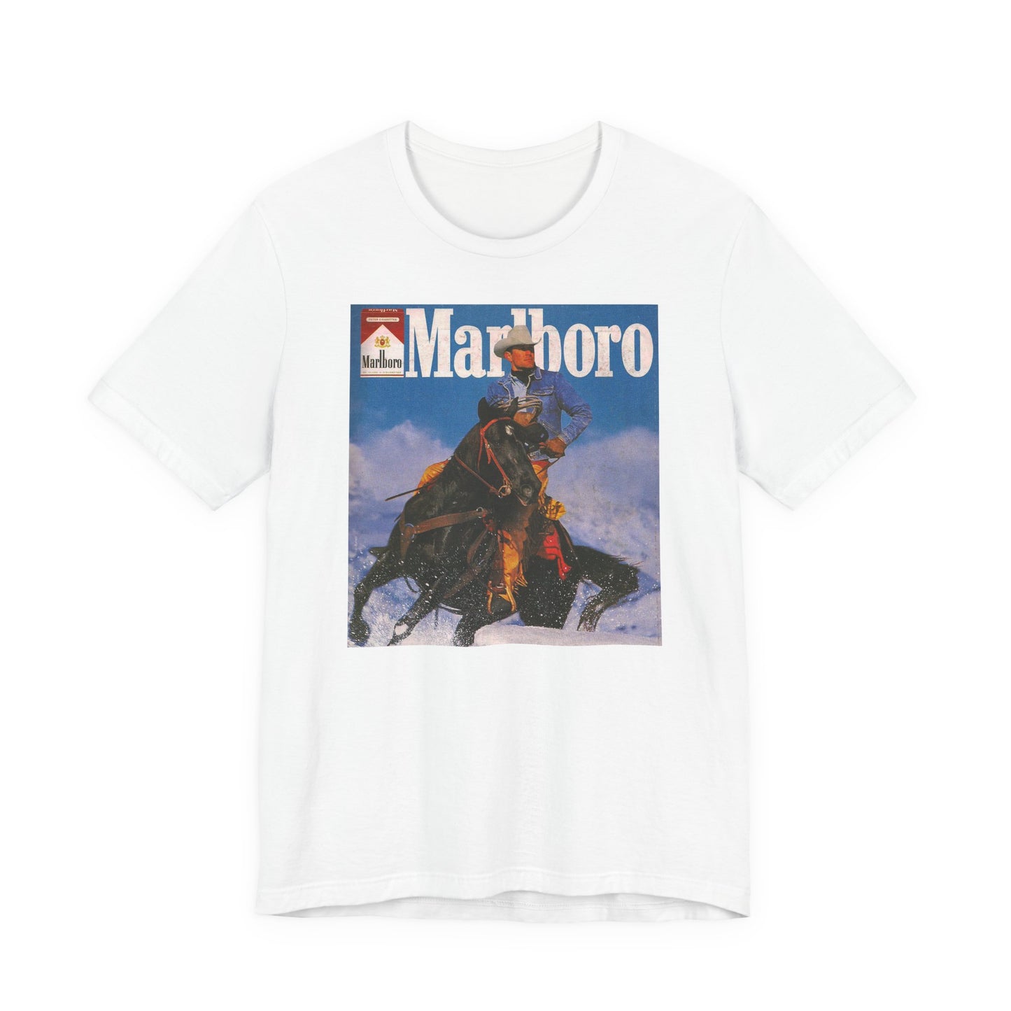 T-Shirt — Vintage Marlboro Cowboy Graphic Tee