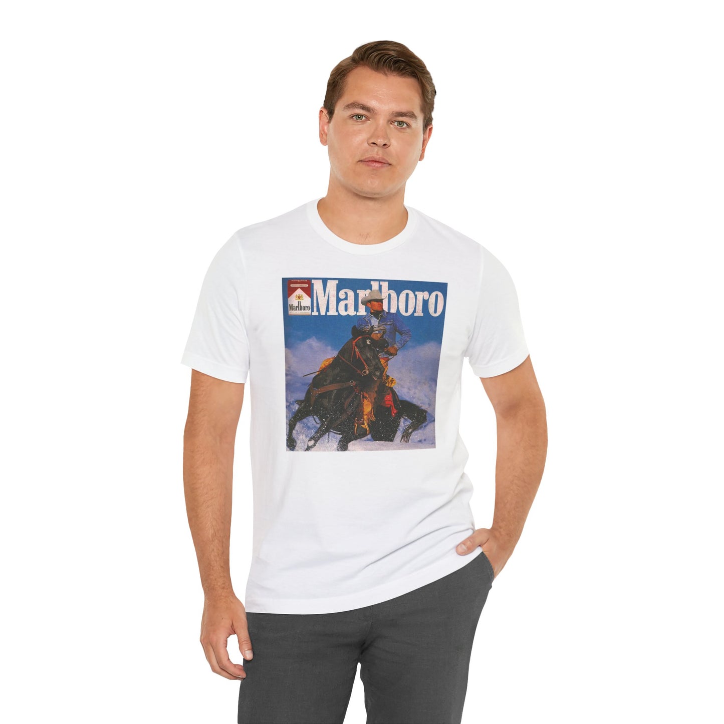 T-Shirt — Vintage Marlboro Cowboy Graphic Tee