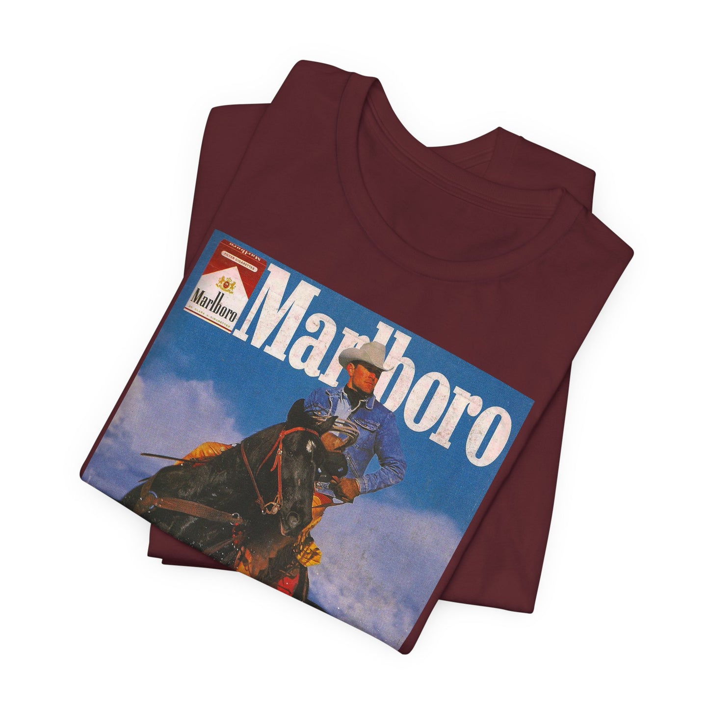 T-Shirt — Vintage Marlboro Cowboy Graphic Tee