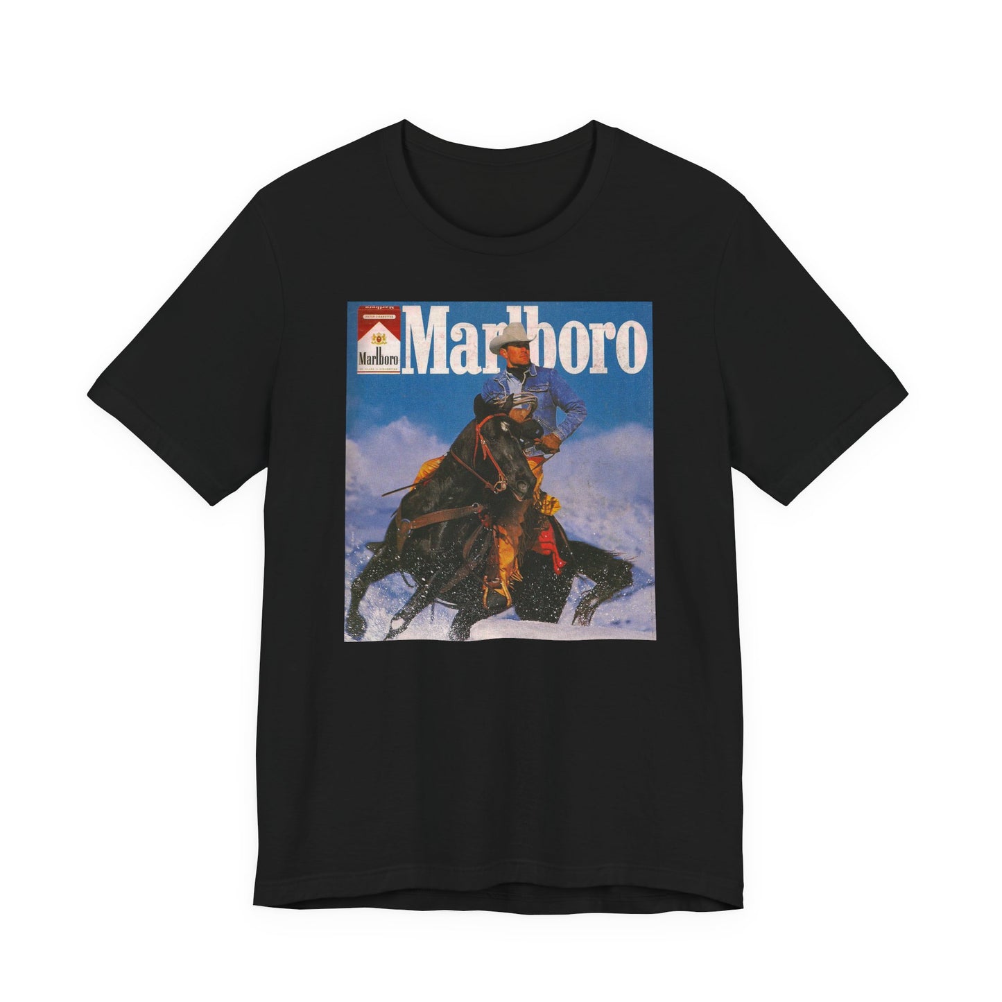 T-Shirt — Vintage Marlboro Cowboy Graphic Tee