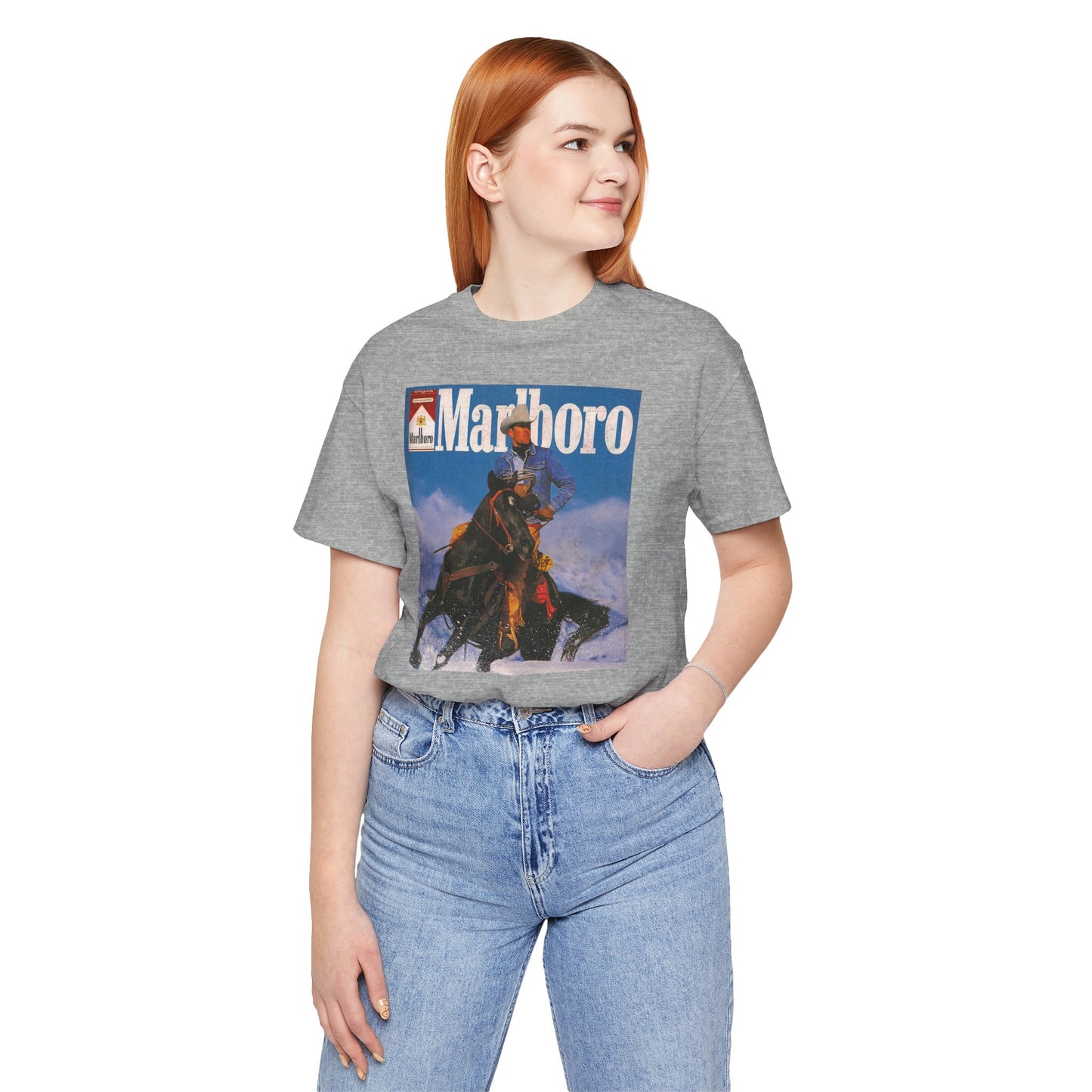 T-Shirt — Vintage Marlboro Cowboy Graphic Tee