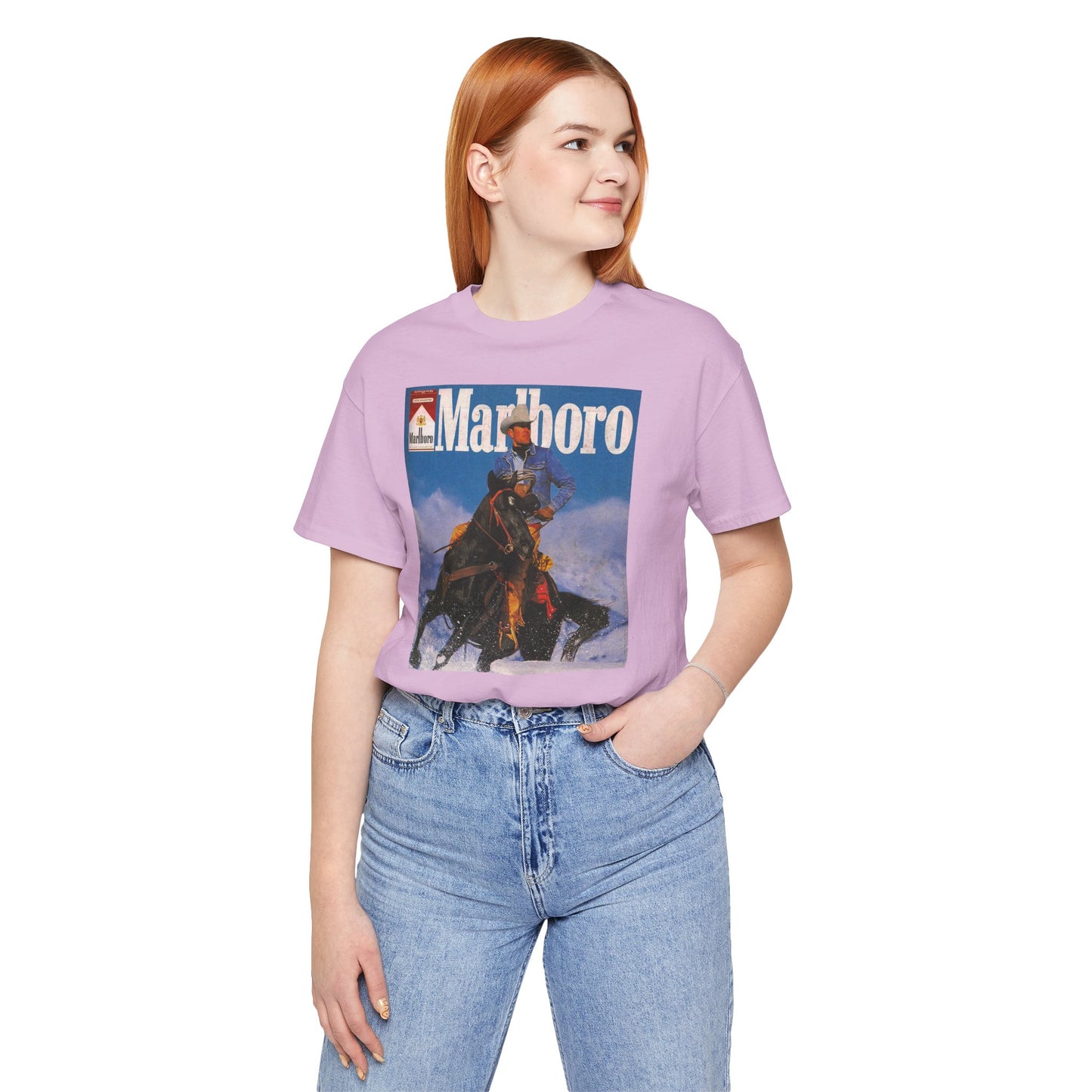 T-Shirt — Vintage Marlboro Cowboy Graphic Tee