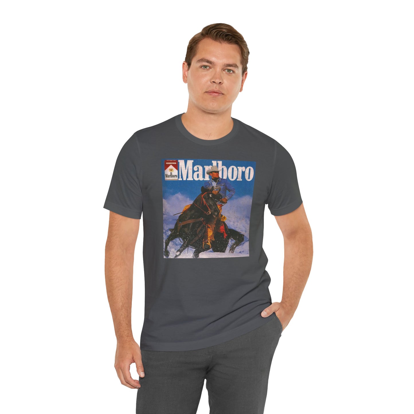 T-Shirt — Vintage Marlboro Cowboy Graphic Tee