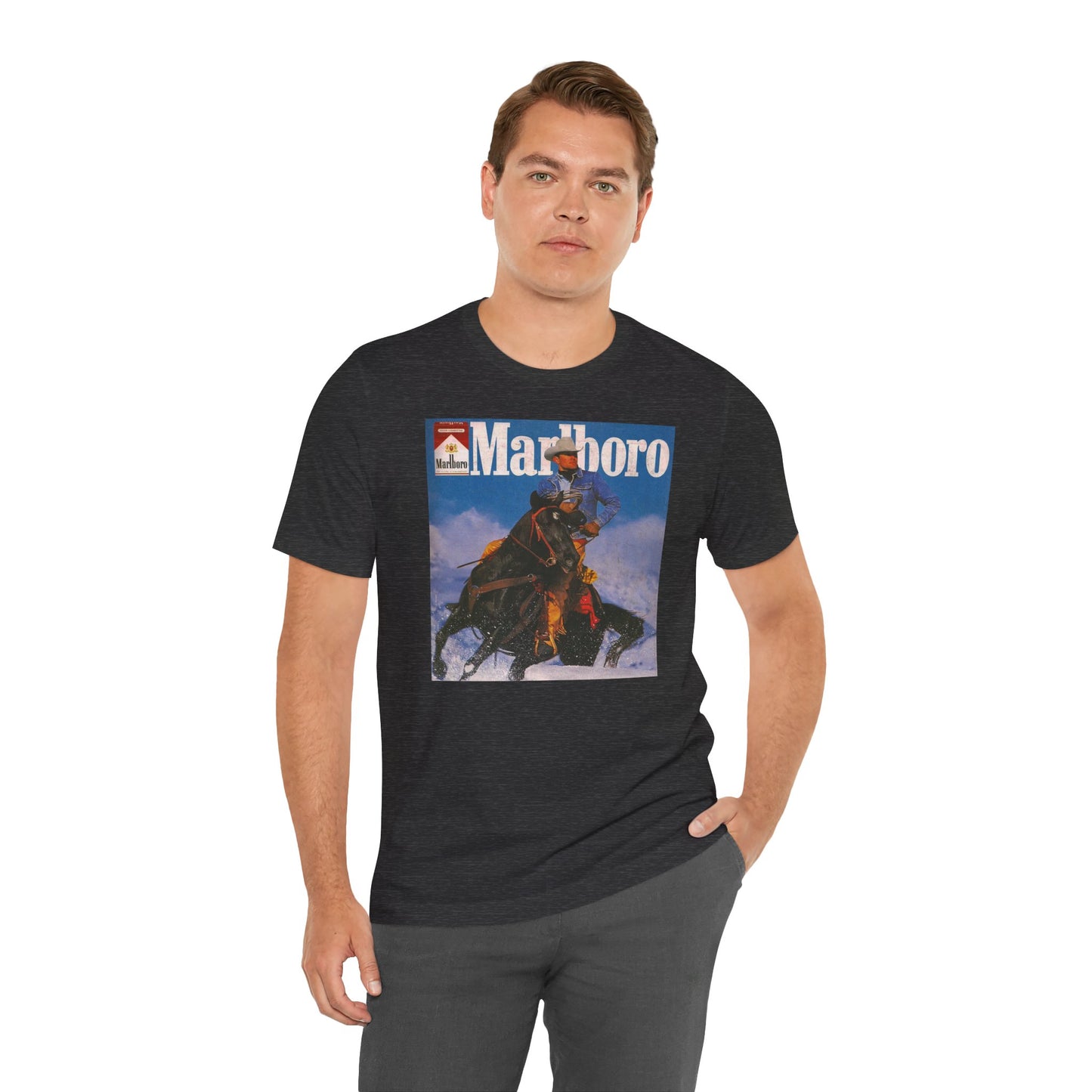 T-Shirt — Vintage Marlboro Cowboy Graphic Tee