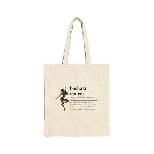 Bachata Dancer Canvas Tote Bag —  Eco Shopper