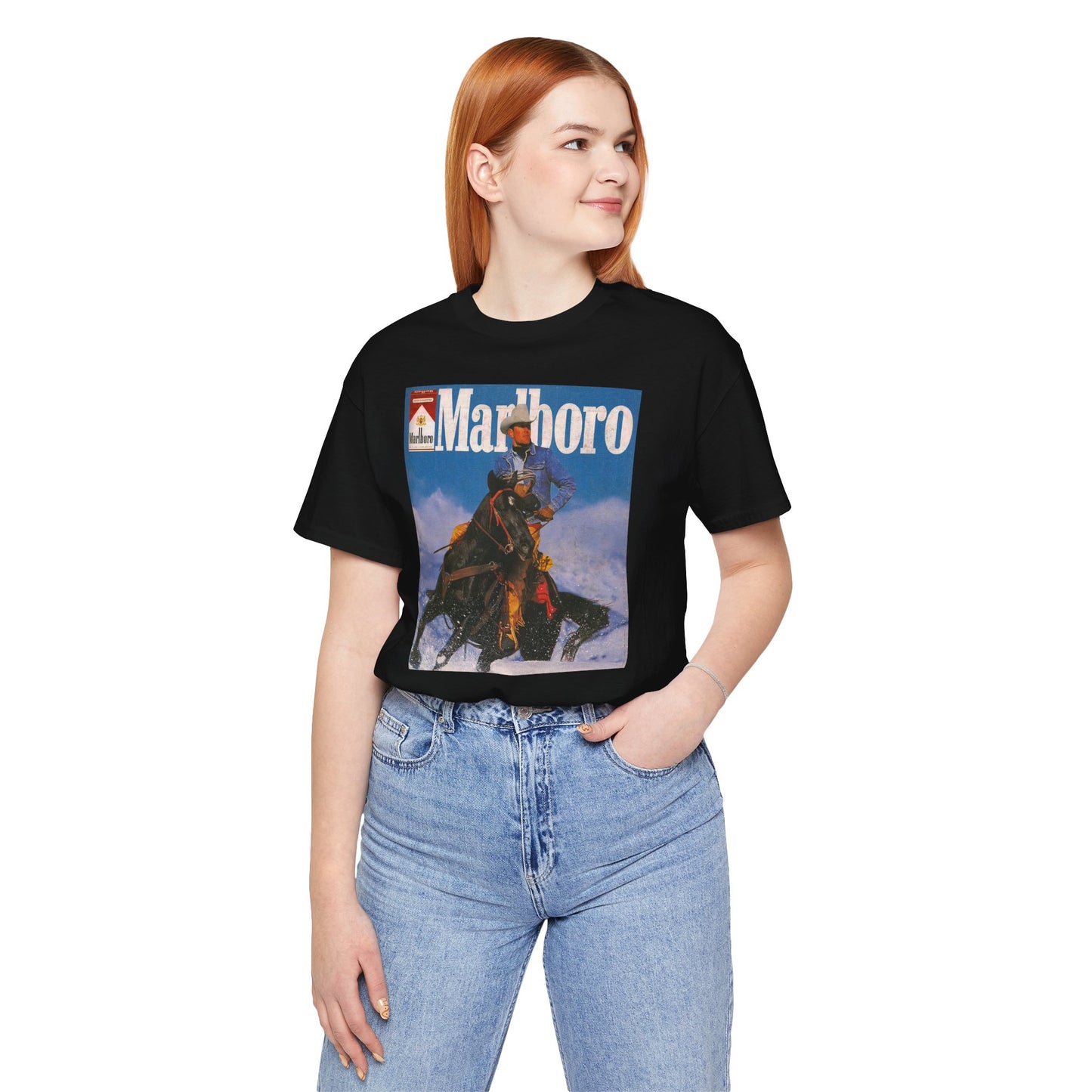 T-Shirt — Vintage Marlboro Cowboy Graphic Tee
