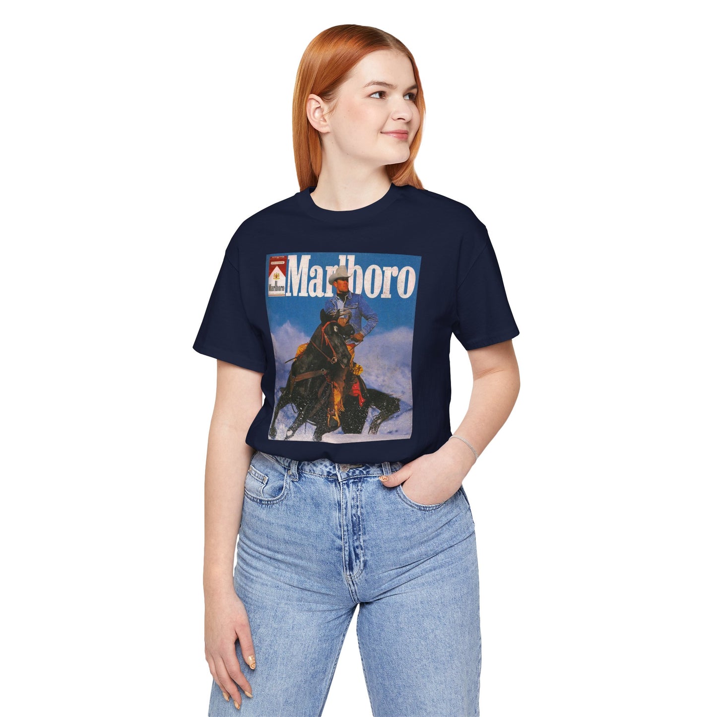 T-Shirt — Vintage Marlboro Cowboy Graphic Tee