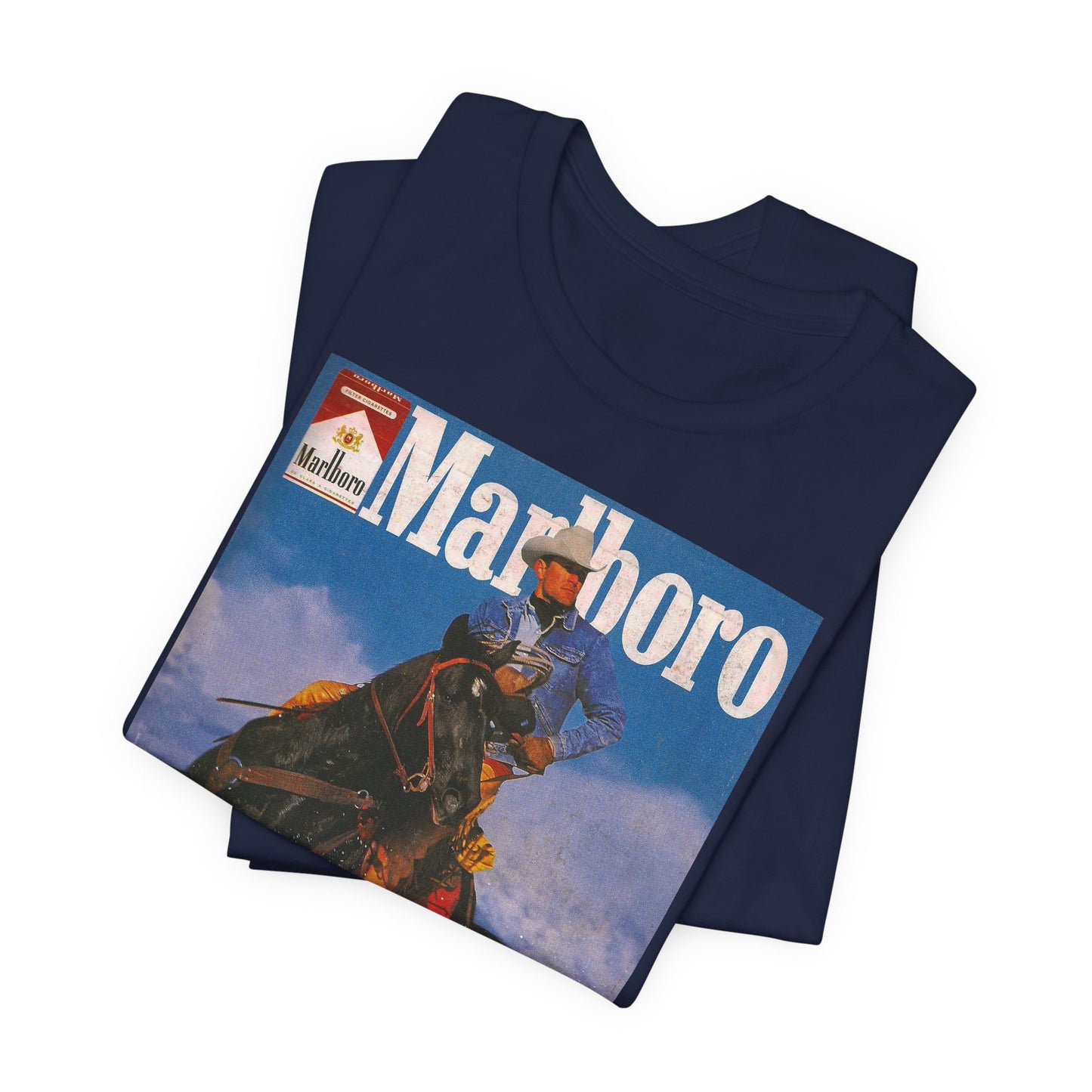 T-Shirt — Vintage Marlboro Cowboy Graphic Tee
