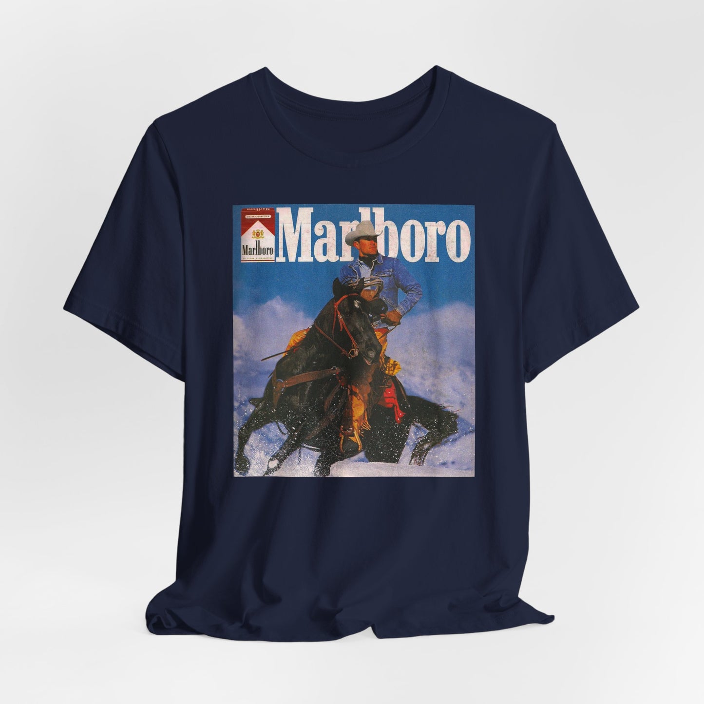 T-Shirt — Vintage Marlboro Cowboy Graphic Tee